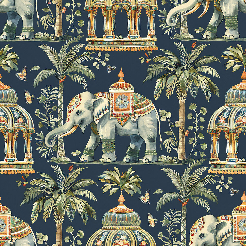 Ananyas Elephant Elegance Fat Quarter Bundle