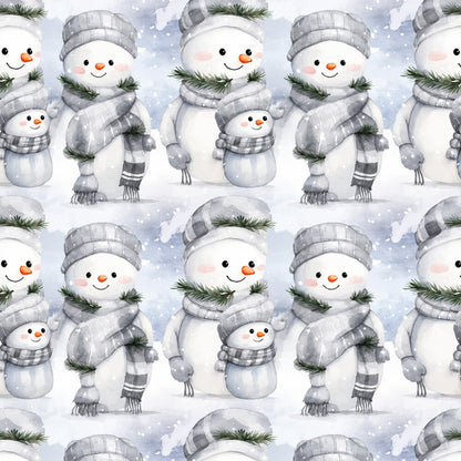 Vintage Icy Silver Christmas Fat Quarter Bundle