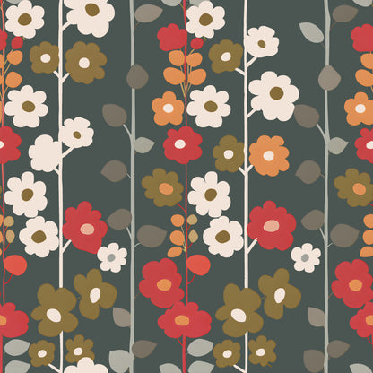 70s Retro Flowers Fat Quarter Bundle
