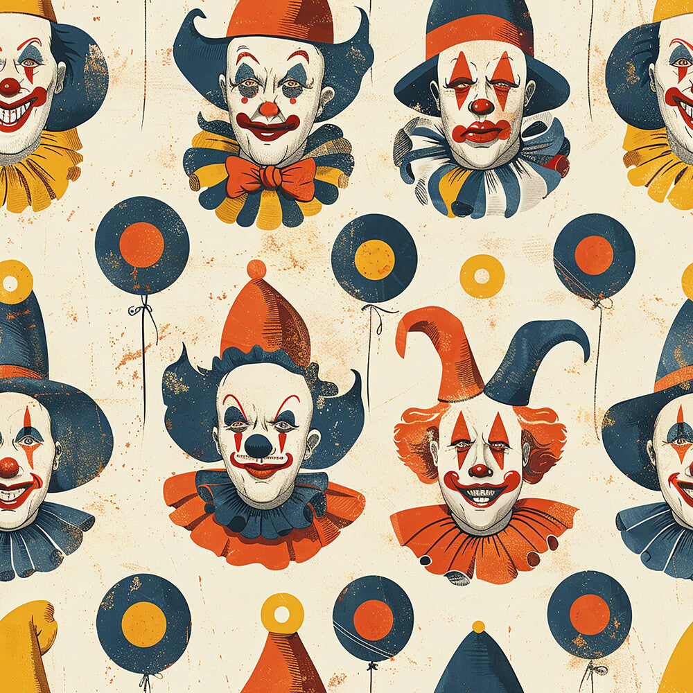 Old Timey Clown Fat Quarter Bundle