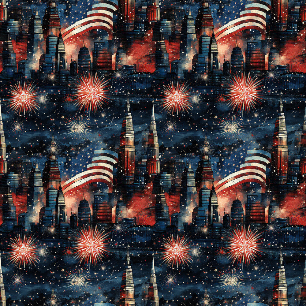 Patriotic Grunge Fat Quarter Bundle
