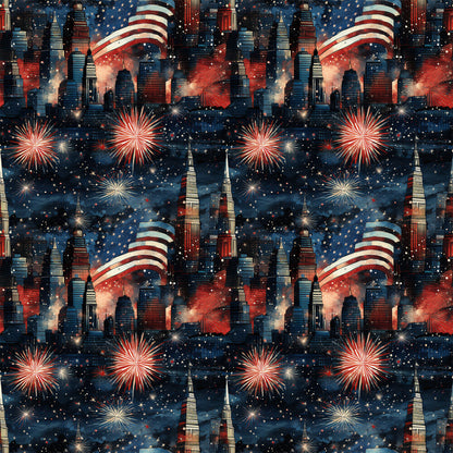 Patriotic Grunge Fat Quarter Bundle