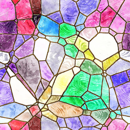 Watercolor Stained Glass Fat Quarter Bundle