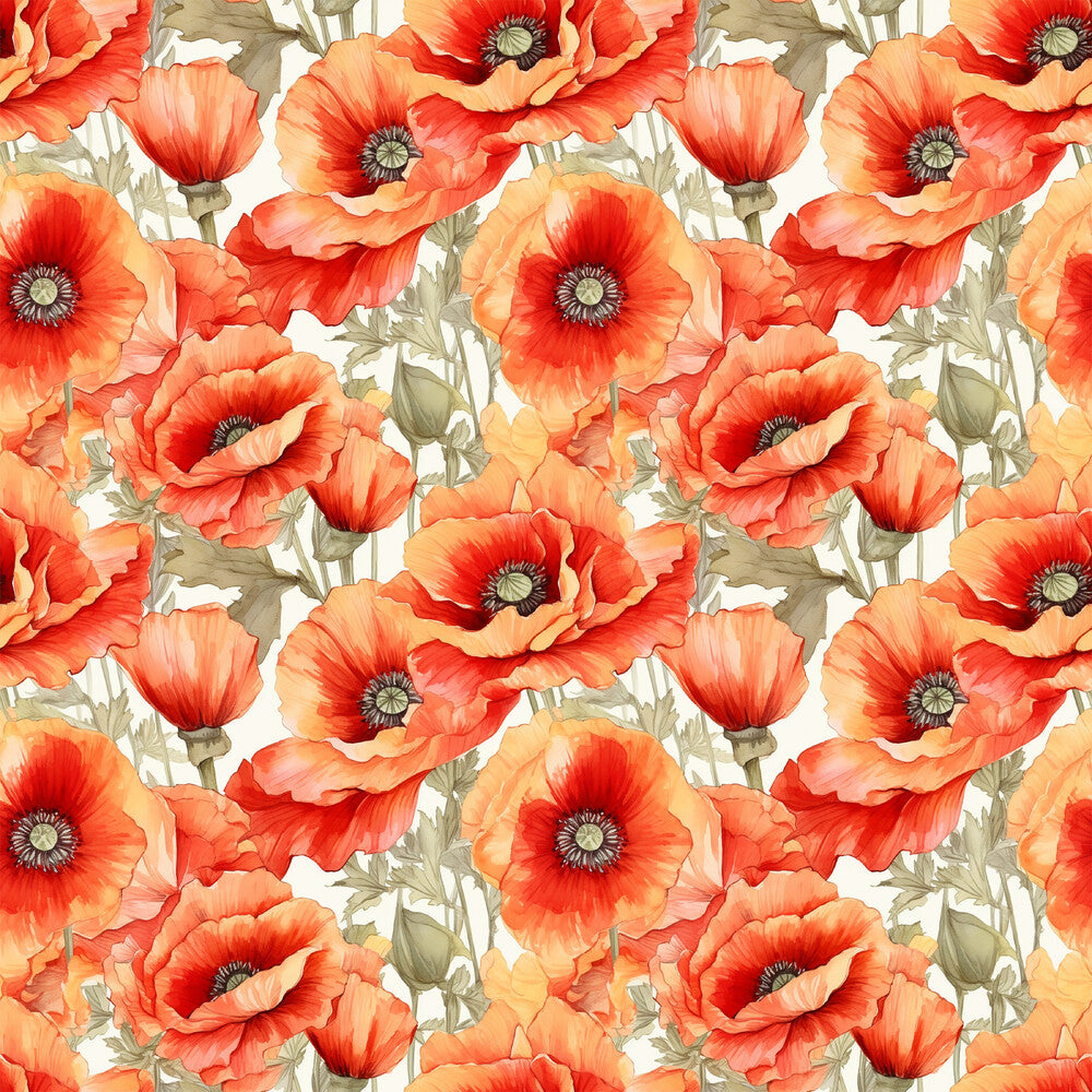 Fields of Poppies Fat Quarter Bundle