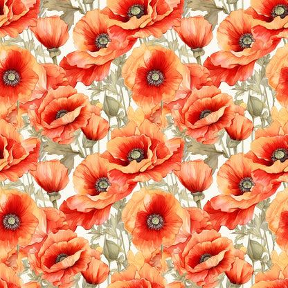 Fields of Poppies Fat Quarter Bundle