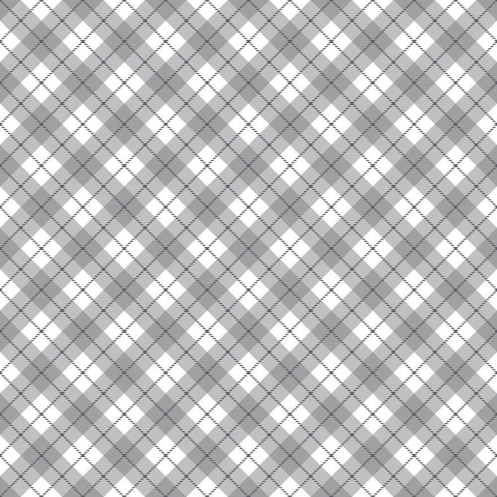 Mint Grey and White Plaid Fat Quarter Bundle