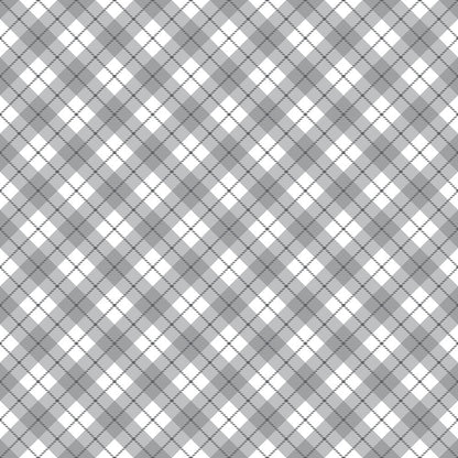 Mint Grey and White Plaid Fat Quarter Bundle