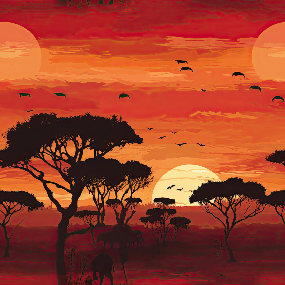 African Safari Sunset Fat Quarter Bundle