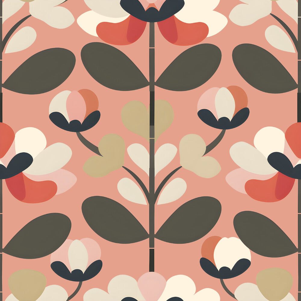 70s Retro Flowers Fat Quarter Bundle