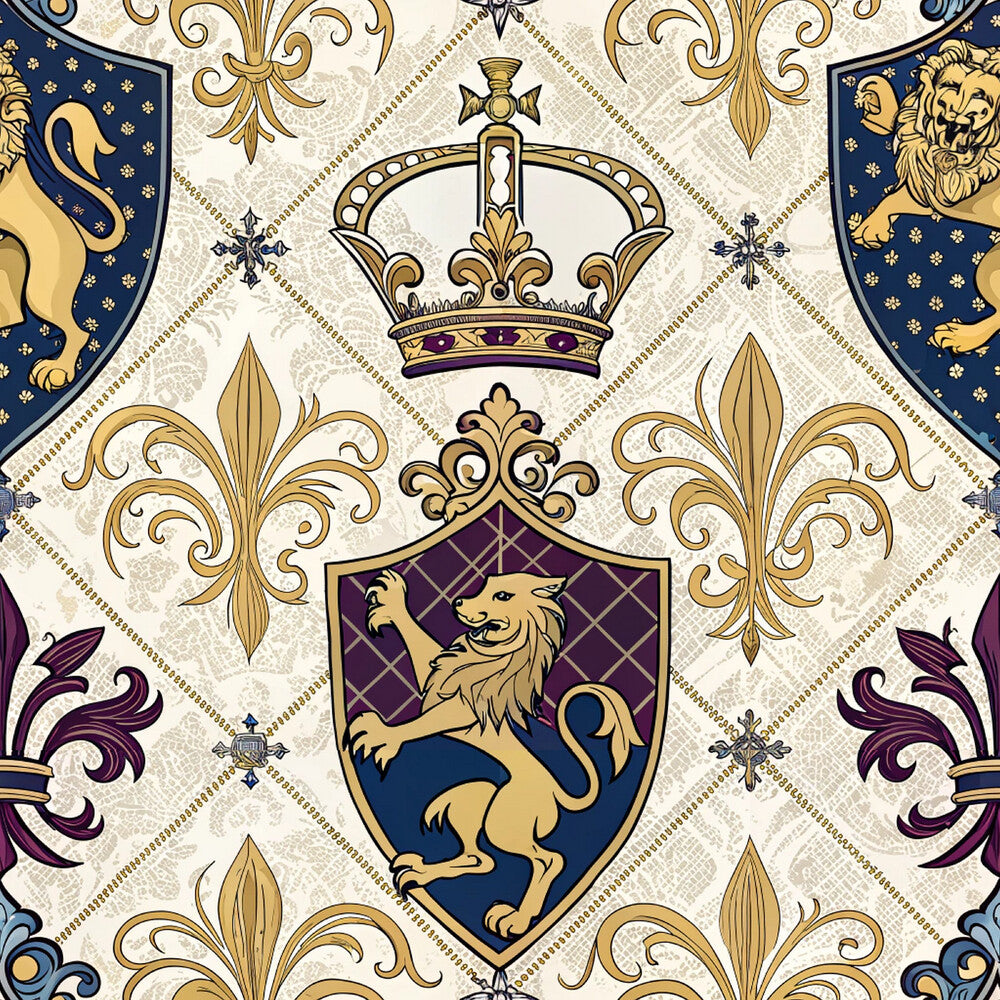 Regal Heraldic Motifs Fat Quarter Bundle