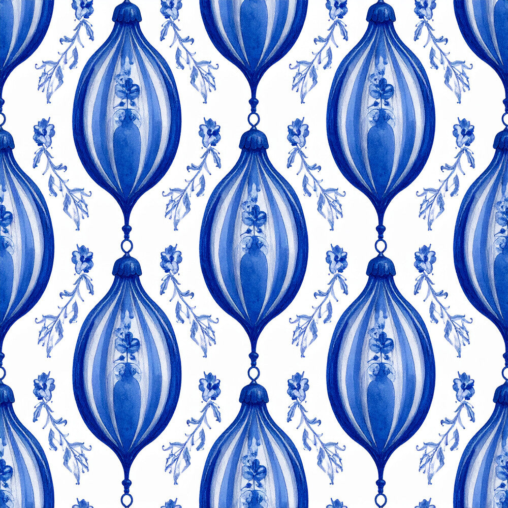 Royal Blue Ornament Elegance Fat Quarter Bundle