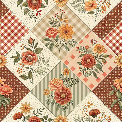 Rustic Patchwork Quilt Fat Quarter Bundle