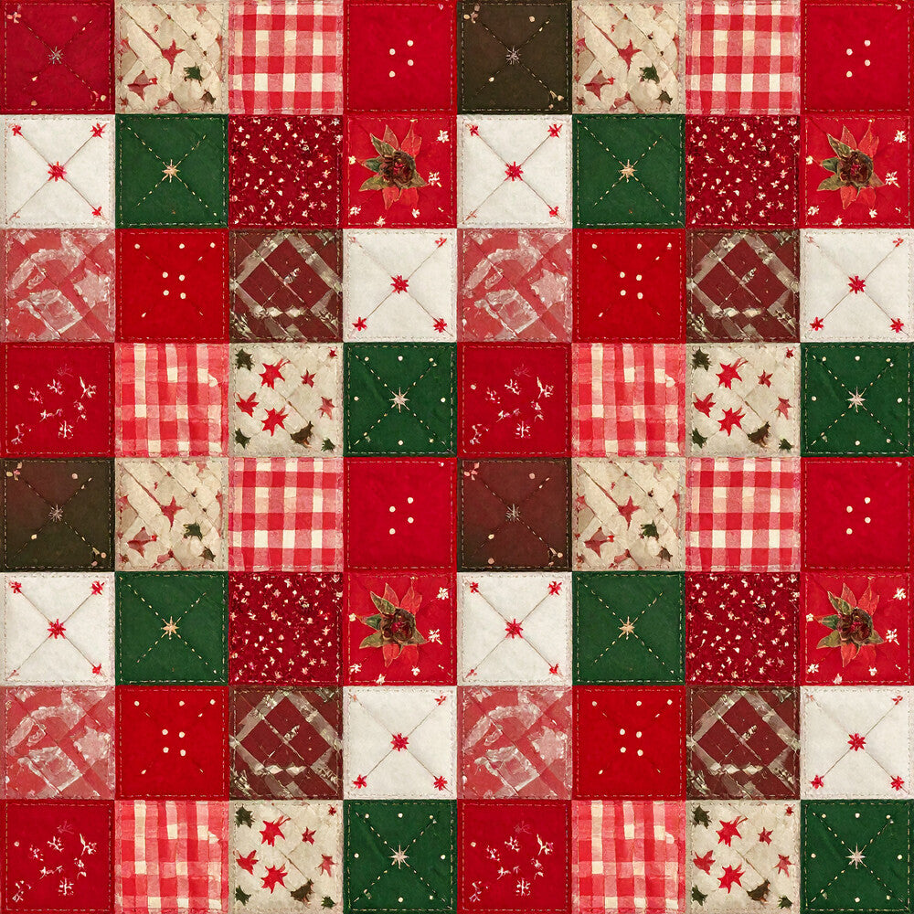 Whimsical Vintage Christmas Fat Quarter Bundle