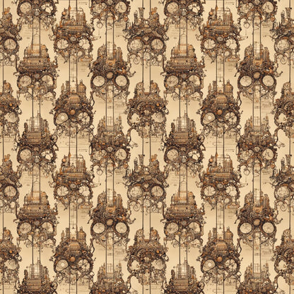 Steampunk Pipes Fat Quarter Bundle