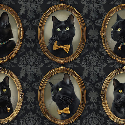 Fancy Feline Portraits Fat Quarter Bundle