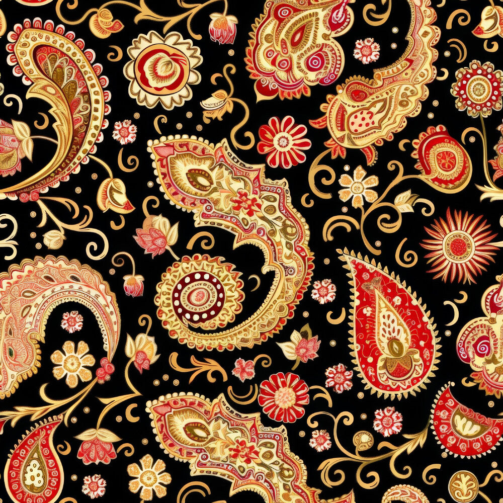 Boho Floral Paisley Fat Quarter Bundle