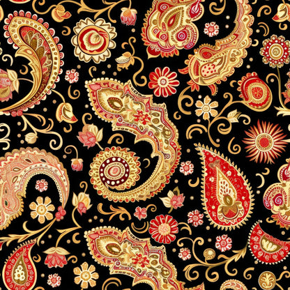 Boho Floral Paisley Fat Quarter Bundle