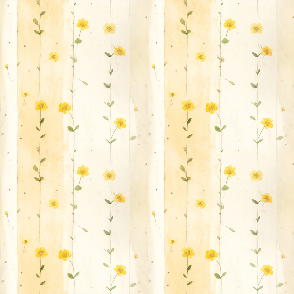 Dusty Yellow Cottage Garden Fat Quarter Bundle