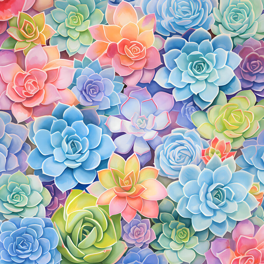 Colorful Cactus Fat Quarter Bundle