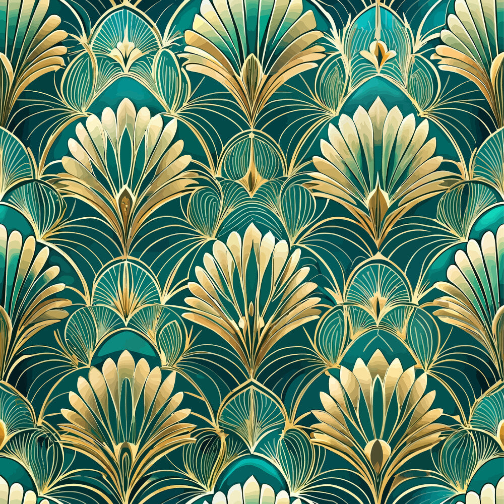 Art Deco Florals Fat Quarter Bundle