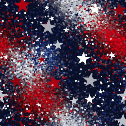 4th-of-July Glitter Fat Quarter Bundle