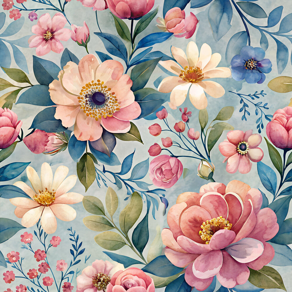 Rich Painted Blooms Fat Quarter Bundle