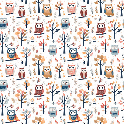 Cartoon Owls Fat Quarter Bundle