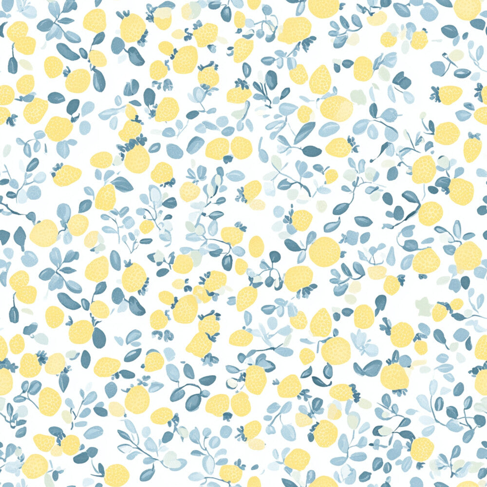 Lemon Floral Shabby Chic Fat Quarter Bundle