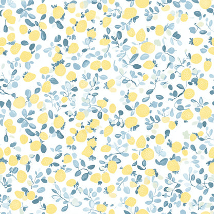 Lemon Floral Shabby Chic Fat Quarter Bundle