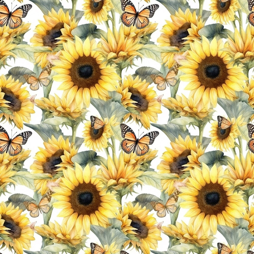 Sunflower and Butterfly Fat Quarter Bundle