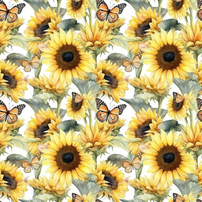 Sunflower and Butterfly Fat Quarter Bundle