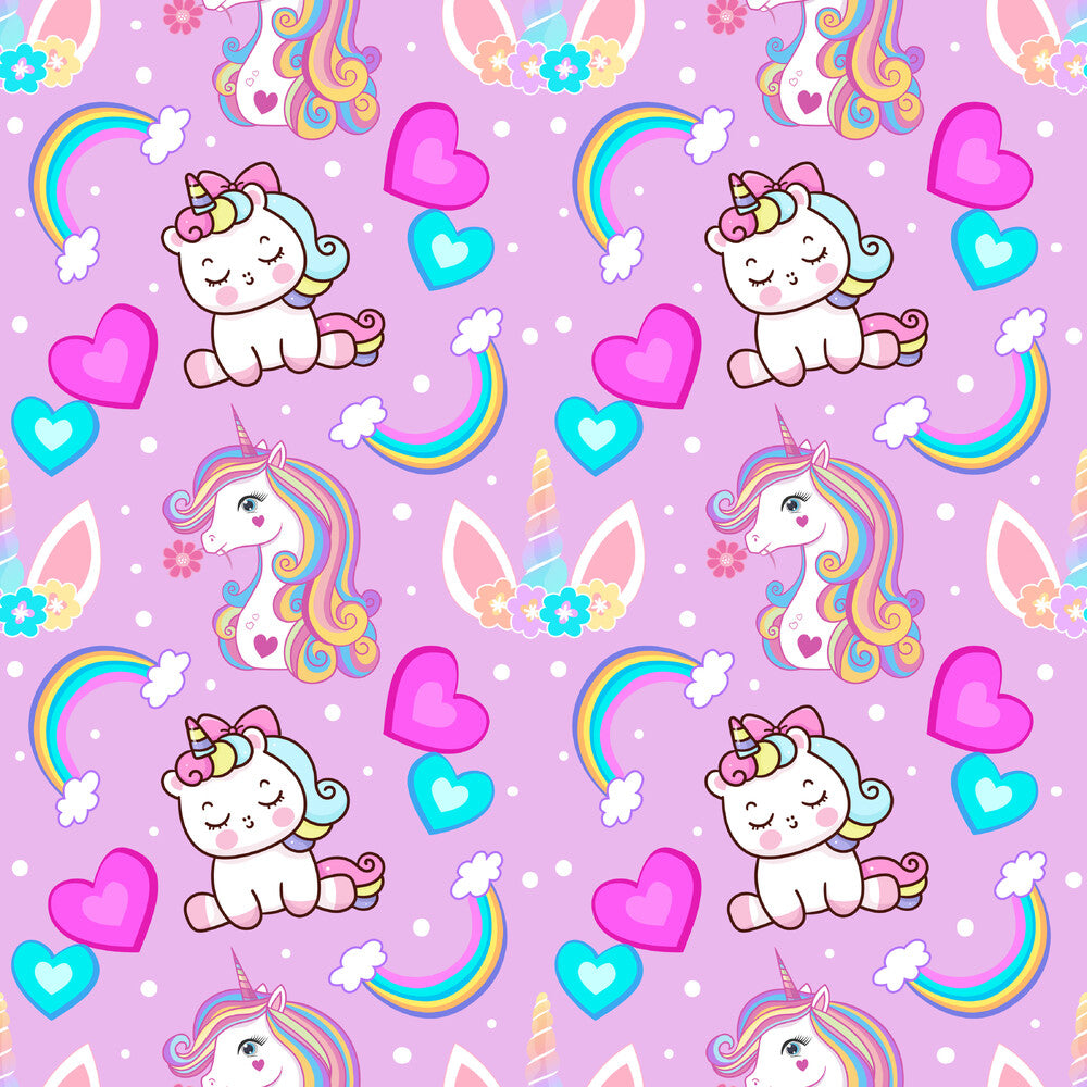 Cartoon Unicorns Fat Quarter Bundle