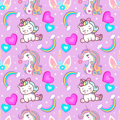 Cartoon Unicorns Fat Quarter Bundle