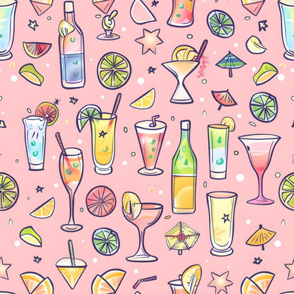 Summer Cocktails Fat Quarter Bundle