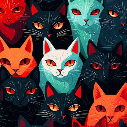 Suspicious Cats Fat Quarter Bundle