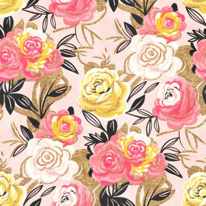 Golden Hour Roses Fat Quarter Bundle