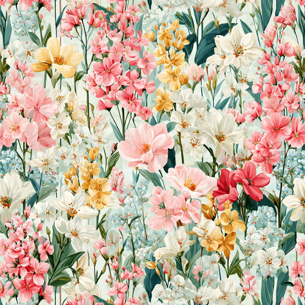 Spring Flower Decor Fat Quarter Bundle