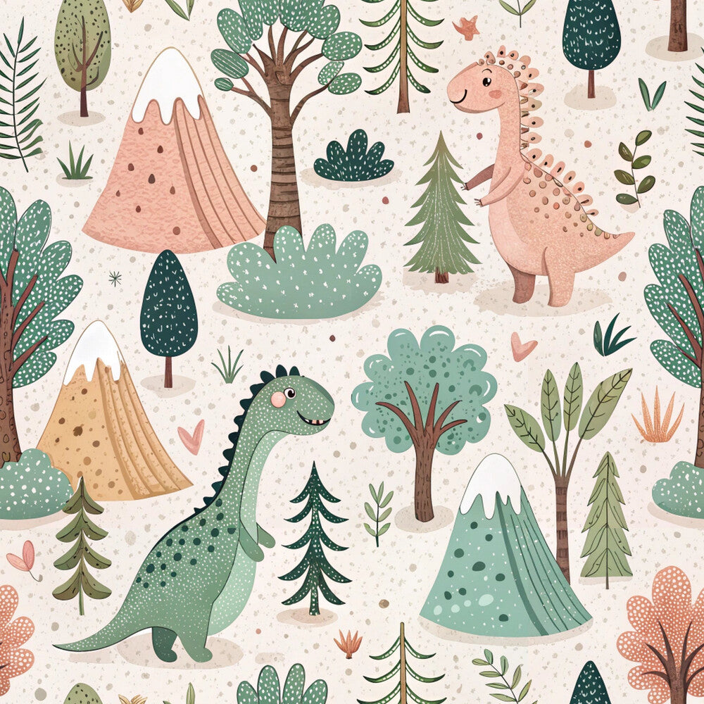 Fun Cartoon Dinosaur Fat Quarter Bundle