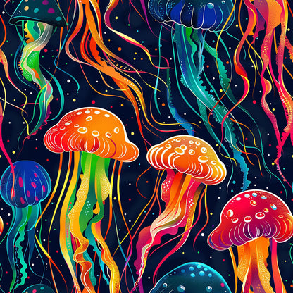 Happy Jellyfish Fat Quarter Bundle