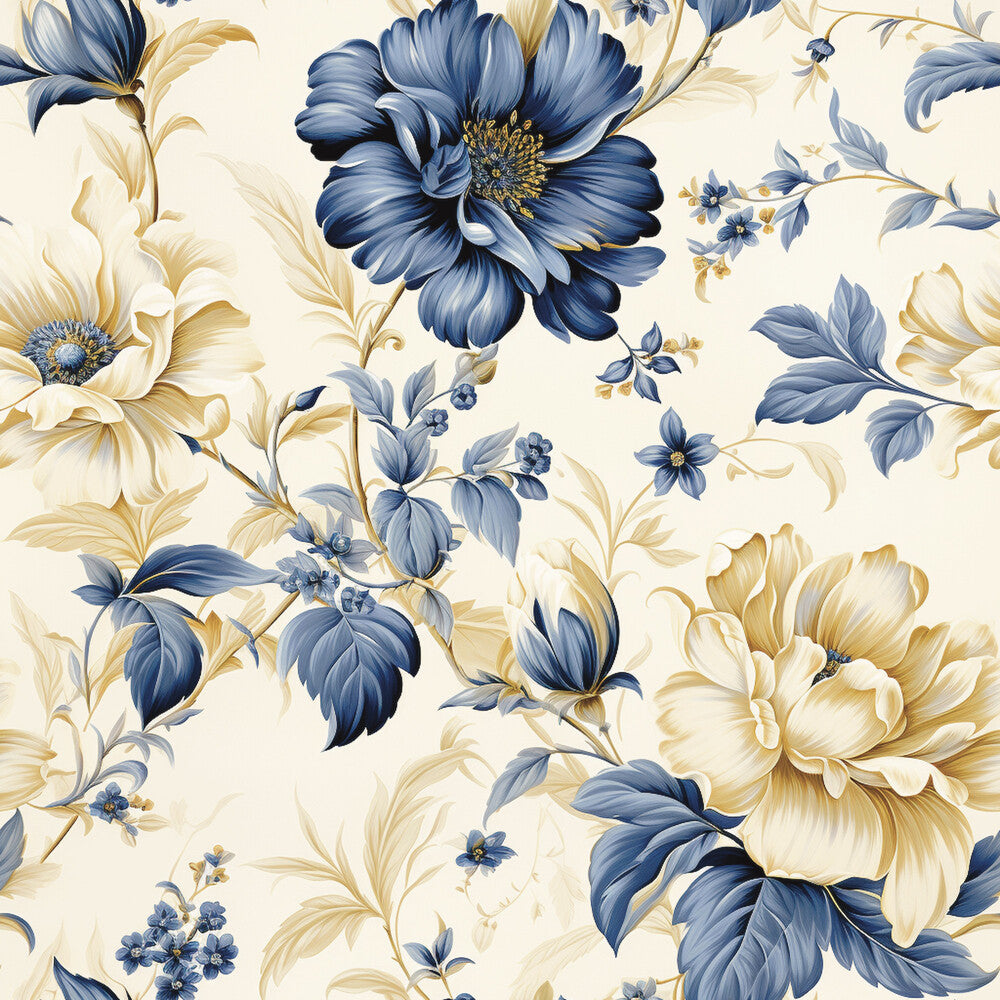Vintage Delft Blue Fat Quarter Bundle
