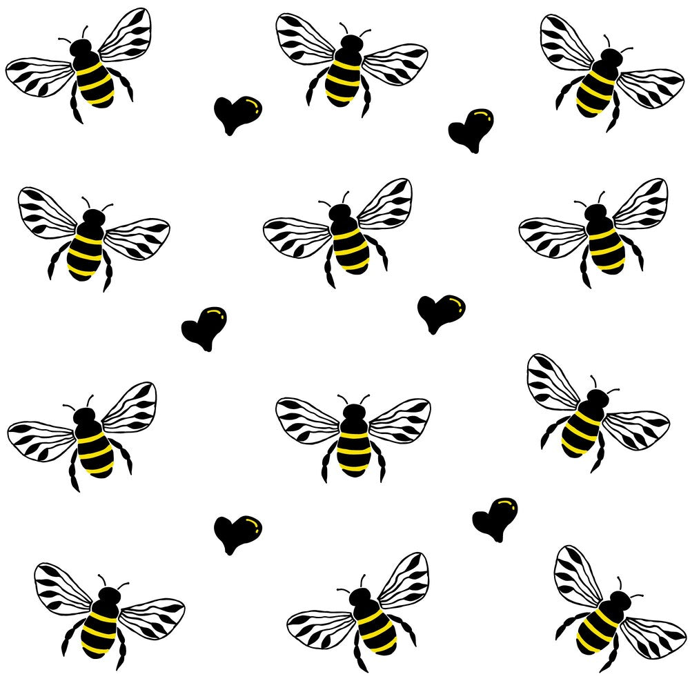 Yellow and Black Bees Fat Quarter Bundle