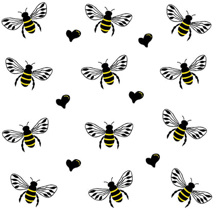 Yellow and Black Bees Fat Quarter Bundle