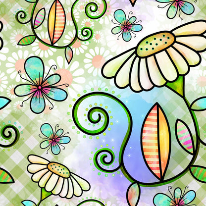 Watercolor Floral Collage Fat Quarter Bundle