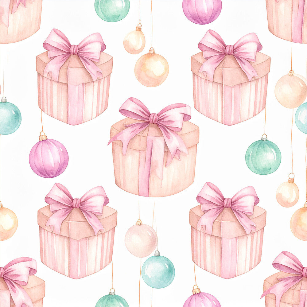 Pink Bows And Evergreen Fat Quarter Bundle