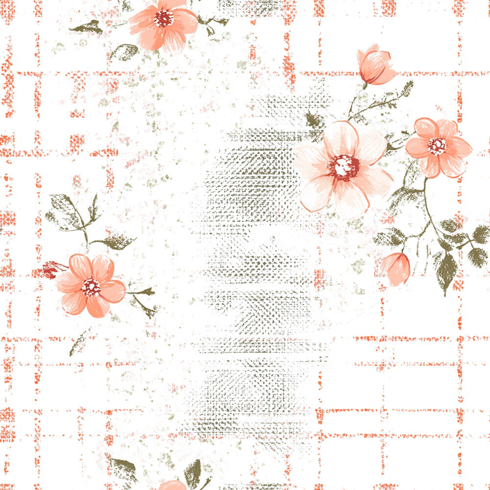 Shabby Chic Floral Gingham Fat Quarter Bundle