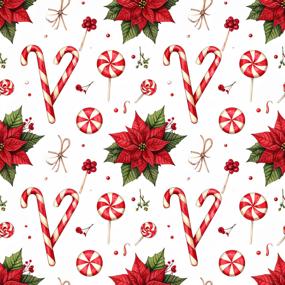 Peppermint Spice Christmas Fat Quarter Bundle