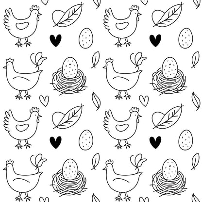 Chickens and Eggs Fat Quarter Bundle
