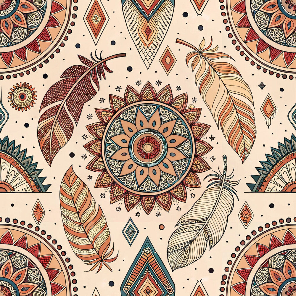 Boho Tribal Mandala Fat Quarter Bundle