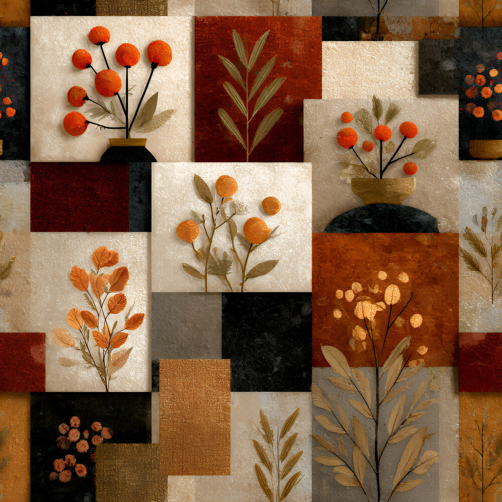 Boho Floral Patchwork Fat Quarter Bundle