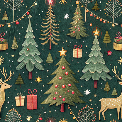 Christmas Tree Lights Fat Quarter Bundle